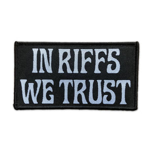 "In Riffs We Trust" Patch