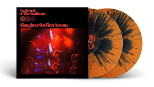 UNCLE ACID & THE DEADBEATS - "SLAUGHTER ON FIRST AVENUE" ORANGE SPLATTER 2LP