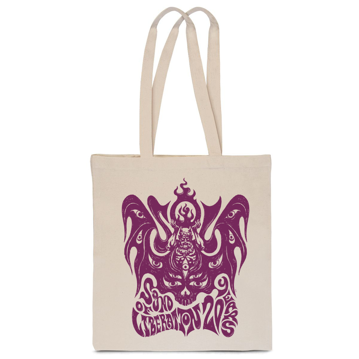ミュージシャン GNU LOGO LEISURE TOTEBAG PURPLE/RED GNU LOGO LEISURE TOTE BAG PURPLE/RED
