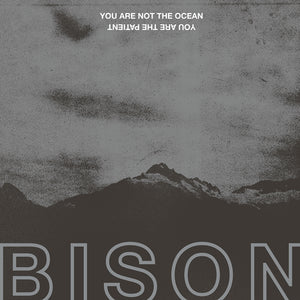 BISON - "YOU ARE NOT THE OCEAN YOU ARE THE PATIENT" LP
