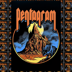 Pentagram - "Desert Wolf" A2 Print