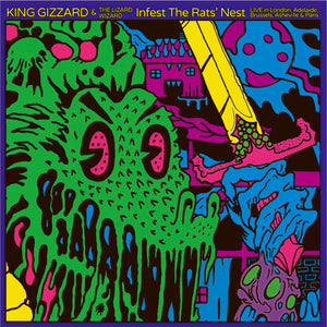 King Gizzard & The Lizard Wizard - "Infest The Rats' Nest Live" LP